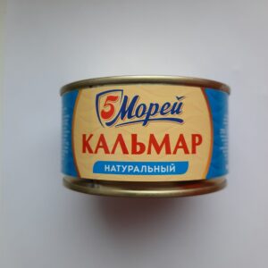 Кальмар в с/с, 5 морей, 240 гр, ст.б.